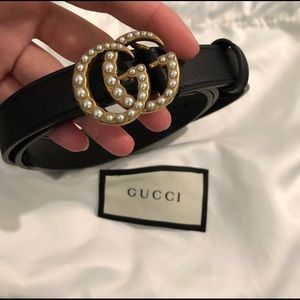 Gucci Pearl Belt